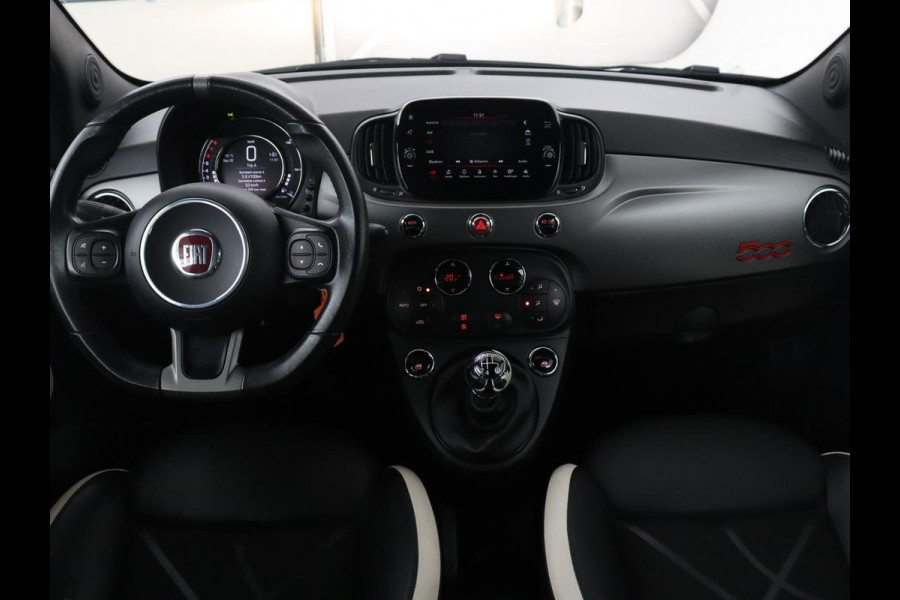 Fiat 500 0.9 TwinAir Turbo Sport | Leder | Cruise control | Navigatie | Bluetooth | Climate control | LED