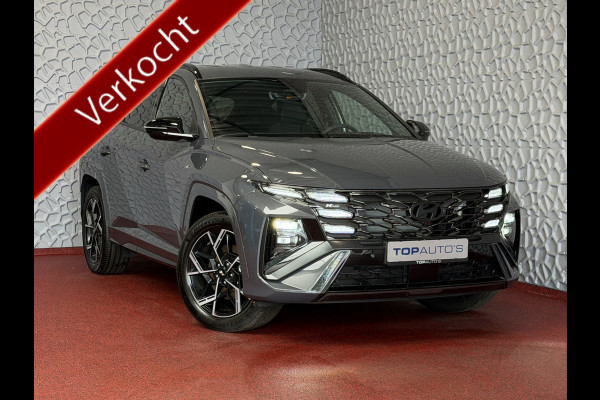 Hyundai Tucson ONGEBRUIKTE AUTO 1.6 T-GDI PHEV N-LINE CAMERA ELEK.KLEP ELEK.STOEL/GEHEUG.VERW/GEKOELD SUBWFR 19''LMV ZWARTE HEMEL STUURVERW. PLUG IN HYBRIDE