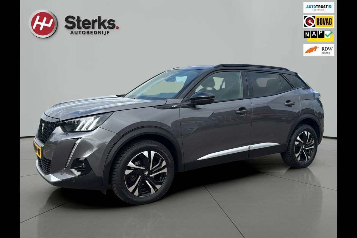 Peugeot 2008 1.2 PureTech GT 131 PK NIEUWE DISTRIBUTIERIEM HALF LEDER 17"LM VELGEN CAMERA PDC CARPLAY/ANDROID AUTO