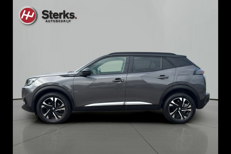 Peugeot 2008 1.2 PureTech GT 131 PK NIEUWE DISTRIBUTIERIEM HALF LEDER 17"LM VELGEN CAMERA PDC CARPLAY/ANDROID AUTO