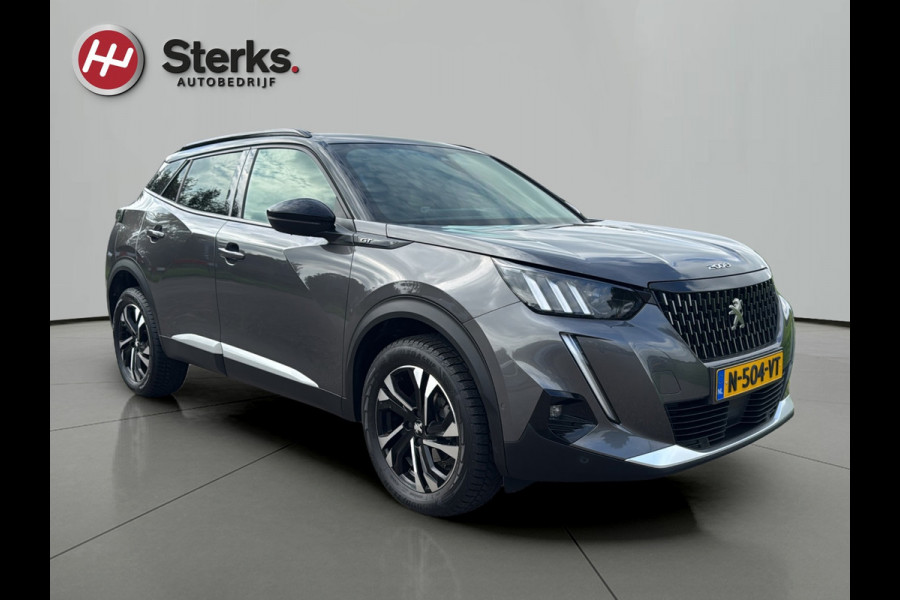 Peugeot 2008 1.2 PureTech GT 131 PK NIEUWE DISTRIBUTIERIEM HALF LEDER 17"LM VELGEN CAMERA PDC CARPLAY/ANDROID AUTO