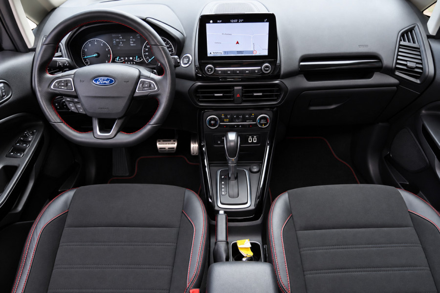 Ford EcoSport 1.0 EcoBoost ST-Line Black / PANO / KEYLESS / CAMERA / CARPLAY / STUUR+STOELVERW