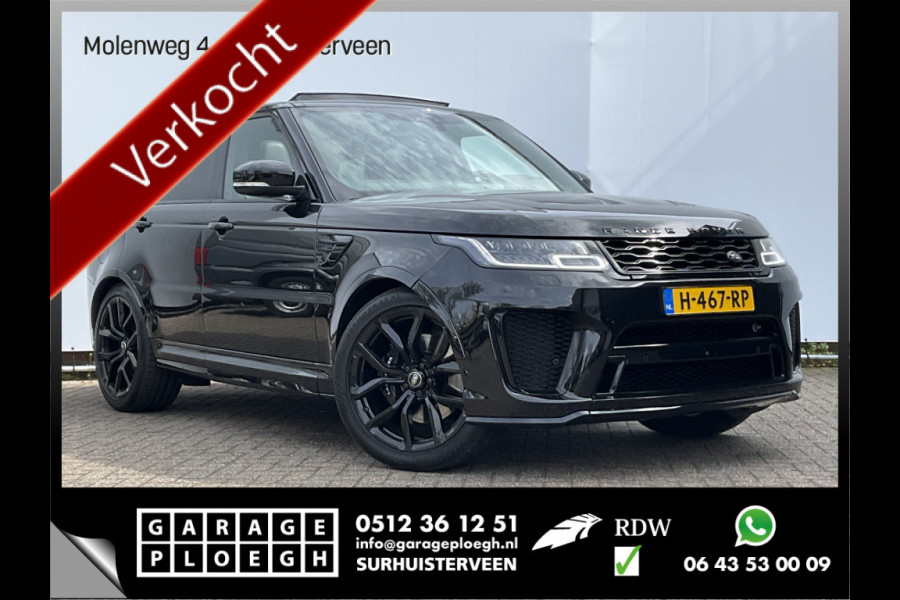 Land Rover Range Rover Sport 5.0 V8 SC SVR 575 Carbon Santorini Black 22" Full Package