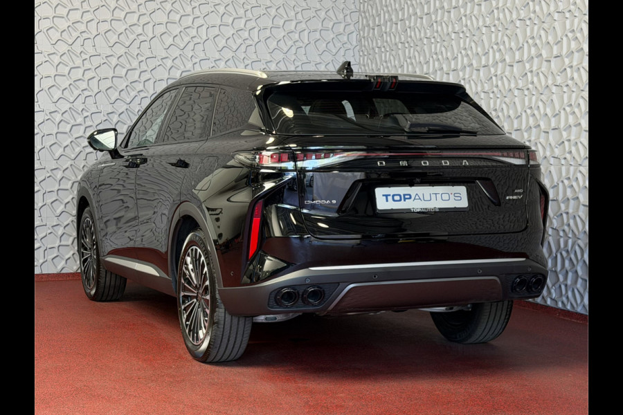 Omoda 9 OMODA 9 PREMIUM AWD 538PK MASSAGE STOEL.VERW/KOELING | 145 KM / TOTAAL MET BENZINE 1000KM ELEKTRISCH | 538 PK | 4WD 4X4
