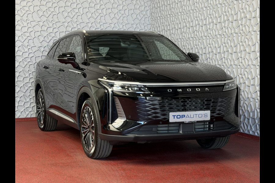 Omoda 9 OMODA 9 PREMIUM AWD 538PK MASSAGE STOEL.VERW/KOELING | 145 KM / TOTAAL MET BENZINE 1000KM ELEKTRISCH | 538 PK | 4WD 4X4