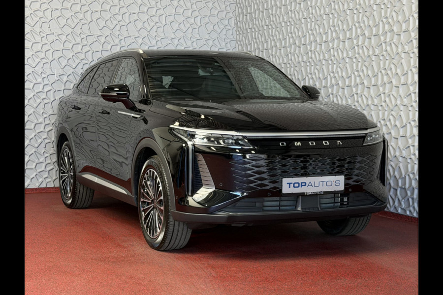 Omoda 9 OMODA 9 PREMIUM AWD 538PK MASSAGE STOEL.VERW/KOELING | 145 KM / TOTAAL MET BENZINE 1000KM ELEKTRISCH | 538 PK | 4WD 4X4