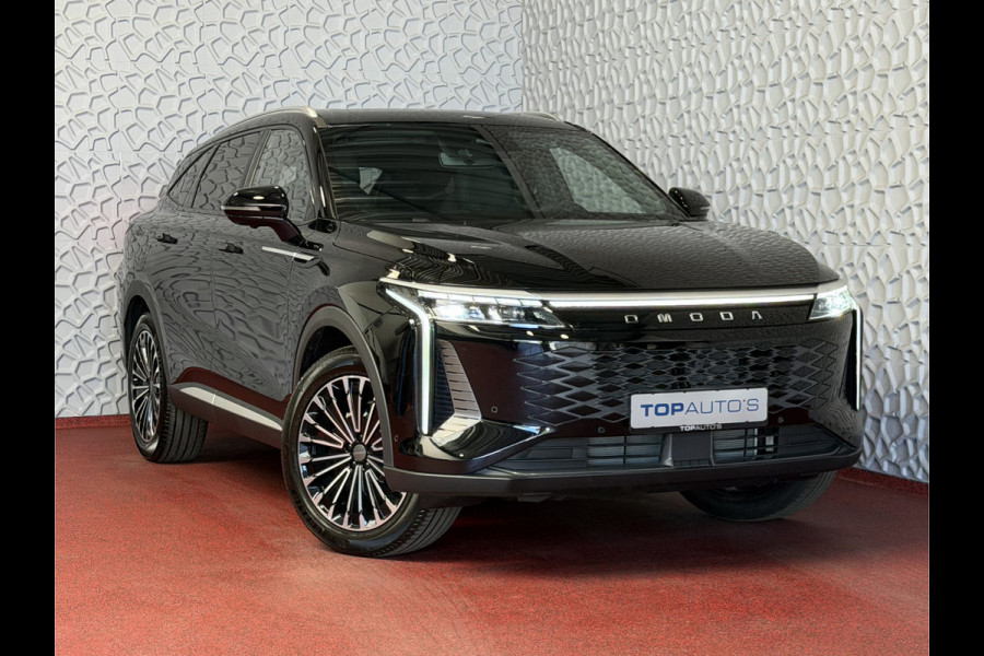 Omoda 9 OMODA 9 PREMIUM AWD 538PK MASSAGE STOEL.VERW/KOELING | 145 KM / TOTAAL MET BENZINE 1000KM ELEKTRISCH | 538 PK | 4WD 4X4