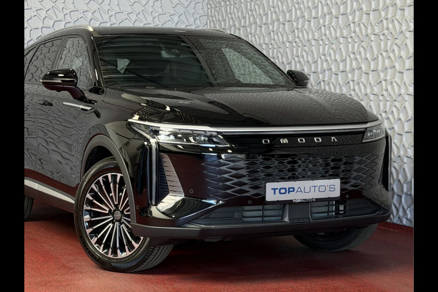 Omoda 9 OMODA 9 PREMIUM AWD 538PK MASSAGE STOEL.VERW/KOELING | 145 KM / TOTAAL MET BENZINE 1000KM ELEKTRISCH | 538 PK | 4WD 4X4