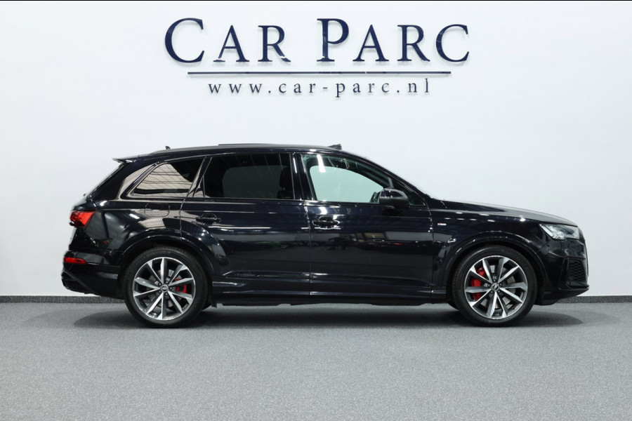 Audi Q7 60 TFSI e quattro Competition 456+PK 3x S-LINE/VIRTUAL/LUCHT/LEDER+S.VERWARMING+MEMORY/21"/ACC/12 MND GARANTIE!
