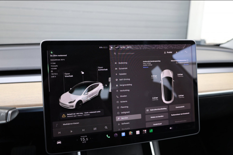 Tesla Model 3 Standard RWD Plus 60 kWh PANORAMADAK/LEER+S.VERWARMING/LMV/360 CAM/CRUISE/ECC/12 MND GARANTIE!