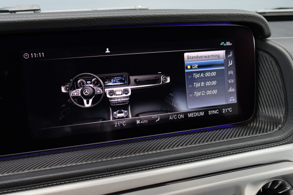 Mercedes-Benz G-Klasse 500 V8 | Schuifdak | Distronic+ | Standkachel | Burmester | Massage | Leder Exclusief | Stoelventilatie | Trekhaak | Sfeerverlichting | Apple Carplay |