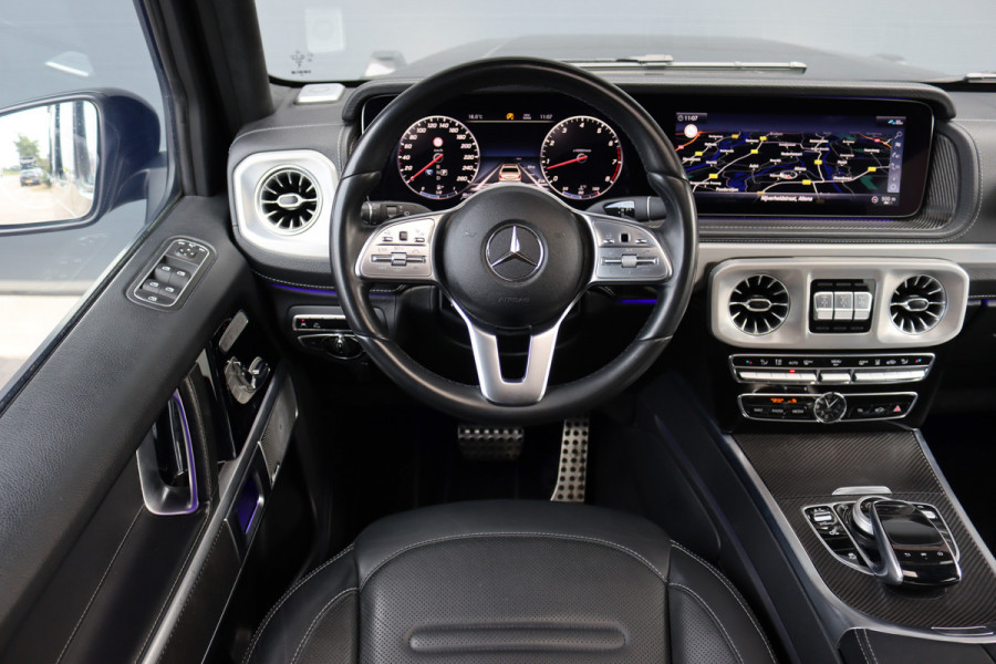 Mercedes-Benz G-Klasse 500 V8 | Schuifdak | Distronic+ | Standkachel | Burmester | Massage | Leder Exclusief | Stoelventilatie | Trekhaak | Sfeerverlichting | Apple Carplay |