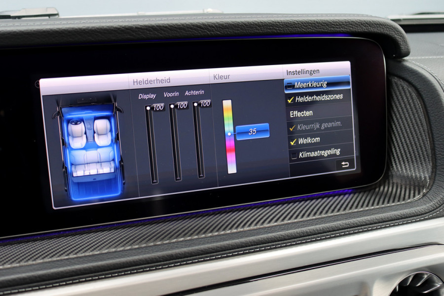 Mercedes-Benz G-Klasse 500 V8 | Schuifdak | Distronic+ | Standkachel | Burmester | Massage | Leder Exclusief | Stoelventilatie | Trekhaak | Sfeerverlichting | Apple Carplay |