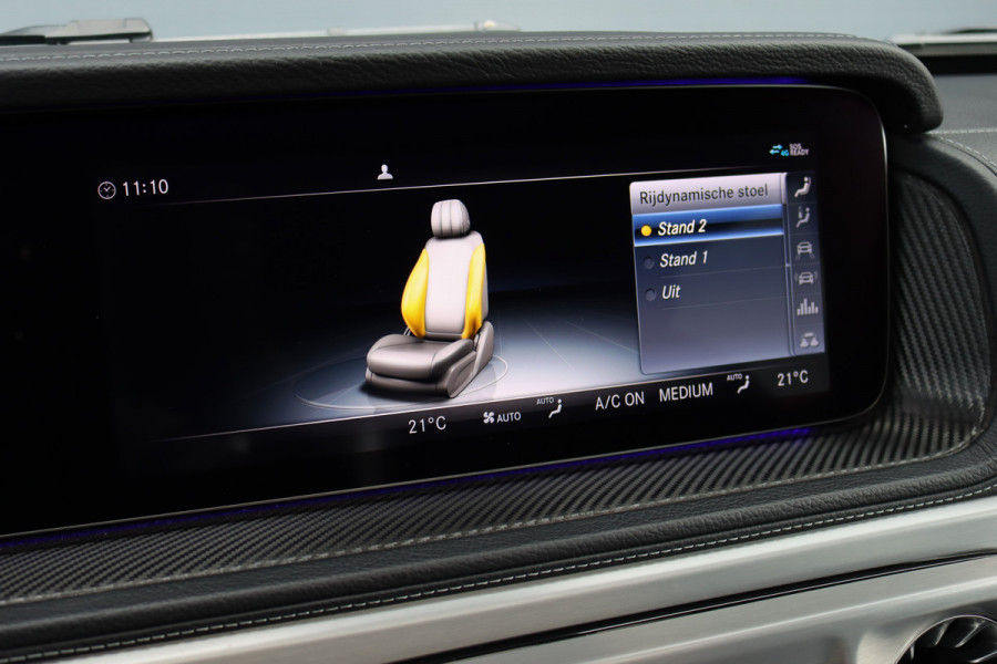Mercedes-Benz G-Klasse 500 V8 | Schuifdak | Distronic+ | Standkachel | Burmester | Massage | Leder Exclusief | Stoelventilatie | Trekhaak | Sfeerverlichting | Apple Carplay |
