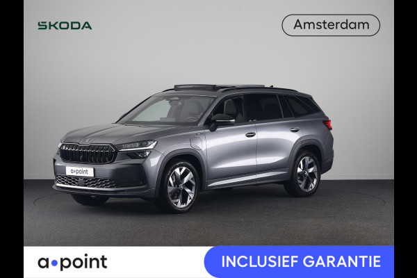 Škoda Kodiaq 1.5 TSI PHEV Sportline Business 204 pk Automaat | Verlengde garantie | Navigatie | Panoramadak | Trekhhaak (wegklapbaar) | Parkeersensoren | Achteruitrijcamera | Stoelverwarming v/a |
