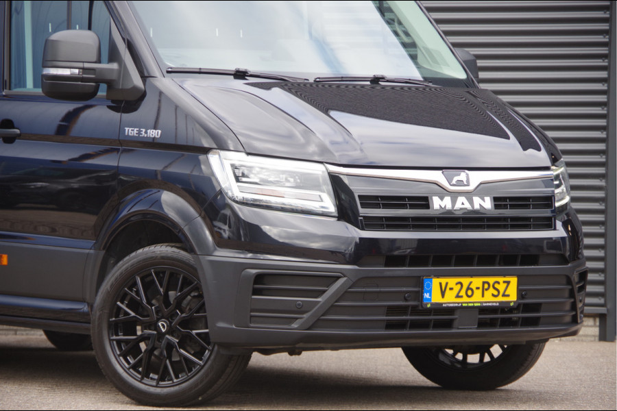 MAN TGE 3.180 35 2.0 L3H3(L2H2) 177PK AUT. DC-5/6P, TREKHAAK, ADAPT. CRUISE, CAMERA, AIRCO, DUBBELE CABINE, DUBBEL CABINE