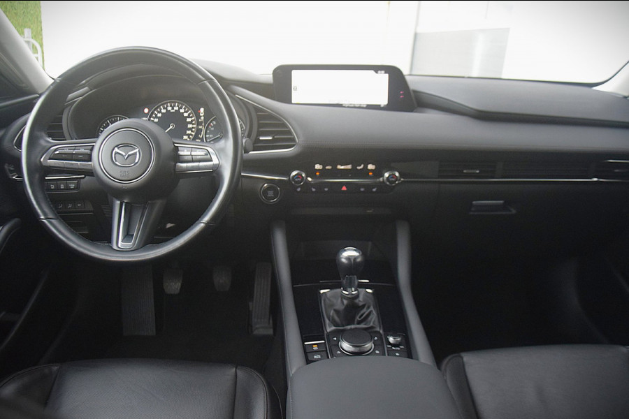 Mazda 3 2.0 e-SkyActiv-X M Hybrid 180 Luxury 360 CAMERA/FILE ASSISTENT/LEDEREN BEKLEDING