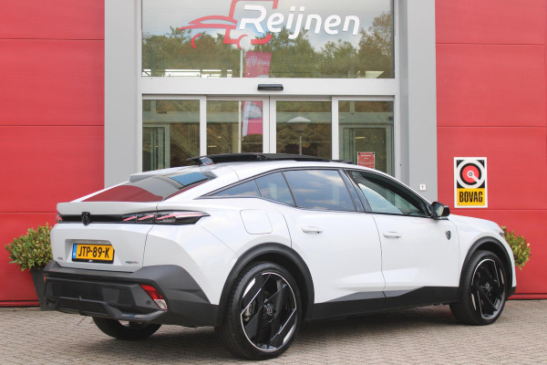 Peugeot 408 1.6 HYbrid 225PK EAT8 GT | PANORAMA SCHUIF/KANTEL DAK | ELEKTRISCH VERSTELBARE VOORSTOELEN MET MASAGE FUNCTIE | VOORSTOELEN VERWARMBAAR | STUUR VERWARMING | SFEER VERLICHTING | 20" LICHTMETALEN VELGEN | ELEKTRISCH BEDIENBARE ACHTERKLEP | LED MATRIX KOPLAMPEN | 360° CAMERA | PARKEERSENSOREN VOOR + ACHTER | DRAADLOZE TELEFOONLADER | DRAADLOZE APPLE CARPLAY/ANDROID AUTO | NAVIGATIE | DODEHOEK DETECTIE | ADAPTIVE CRUISE CONTROL |
