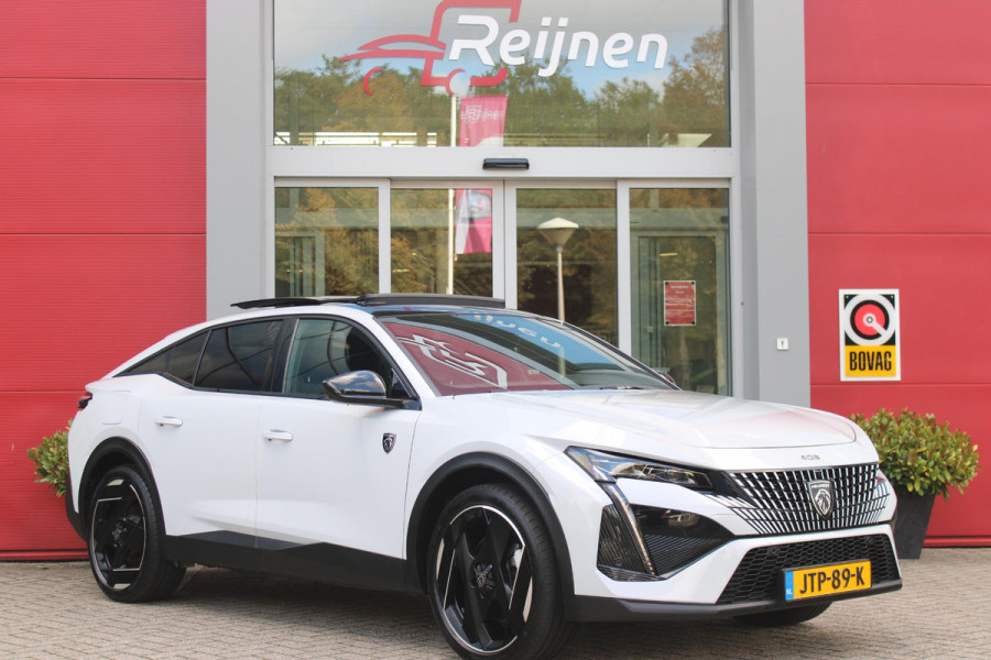 Peugeot 408 1.6 HYbrid 225PK EAT8 GT | PANORAMA SCHUIF/KANTEL DAK | ELEKTRISCH VERSTELBARE VOORSTOELEN MET MASAGE FUNCTIE | VOORSTOELEN VERWARMBAAR | STUUR VERWARMING | SFEER VERLICHTING | 20" LICHTMETALEN VELGEN | ELEKTRISCH BEDIENBARE ACHTERKLEP | LED MATRIX KOPLAMPEN | 360° CAMERA | PARKEERSENSOREN VOOR + ACHTER | DRAADLOZE TELEFOONLADER | DRAADLOZE APPLE CARPLAY/ANDROID AUTO | NAVIGATIE | DODEHOEK DETECTIE | ADAPTIVE CRUISE CONTROL |
