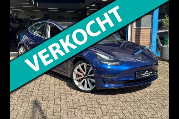 Tesla Model 3 Performance AWD 75 kWh 2019 AUT NAVI BTW NAP!
