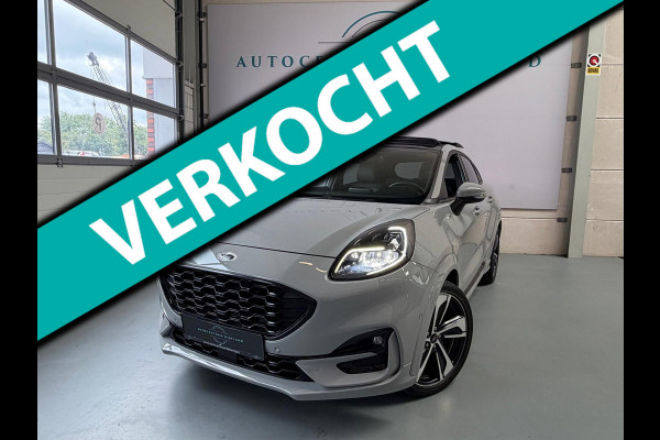 Ford Puma 1.0 EcoBoost Hybrid ST-Line X Vignale, 1 Jaar Bovag Garantie, Camera, Panoramadak, Leer, Trekhaak, Stoel/Stuurverwarming