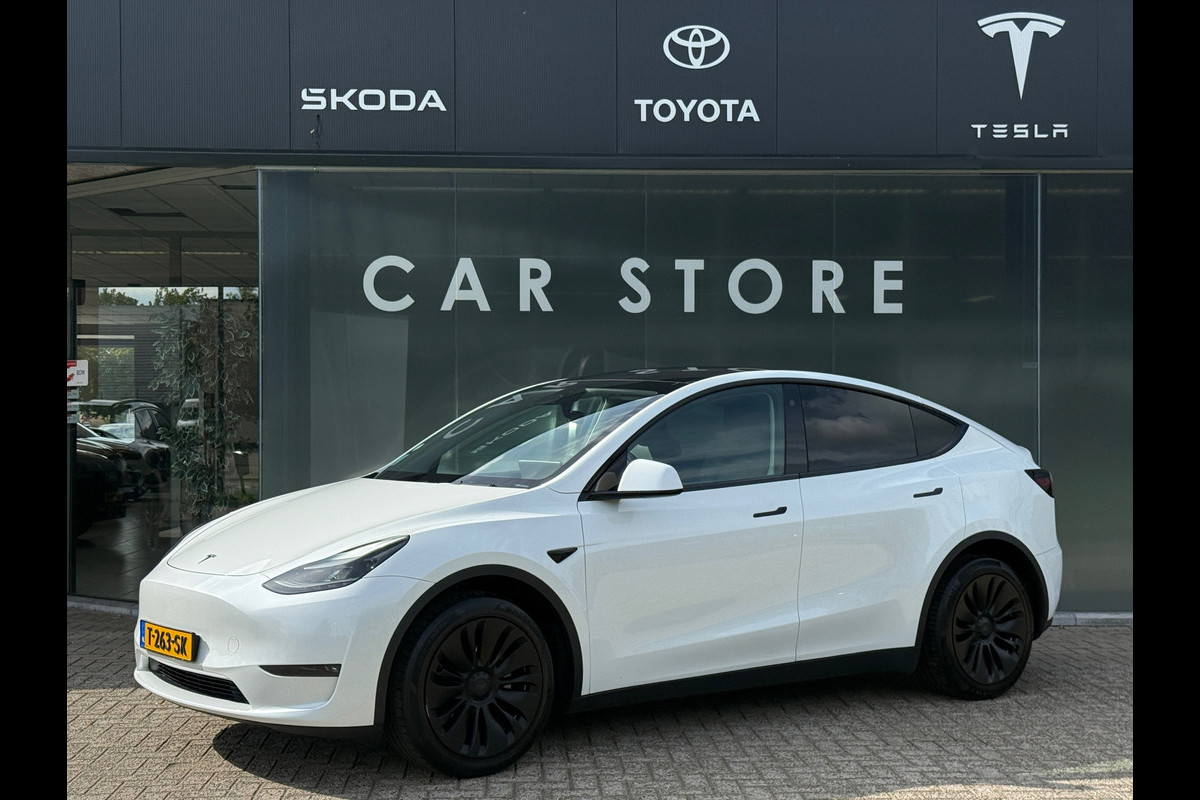 Tesla Model Y Long Range AWD 75 kWh 93% SOH LEDER PANO