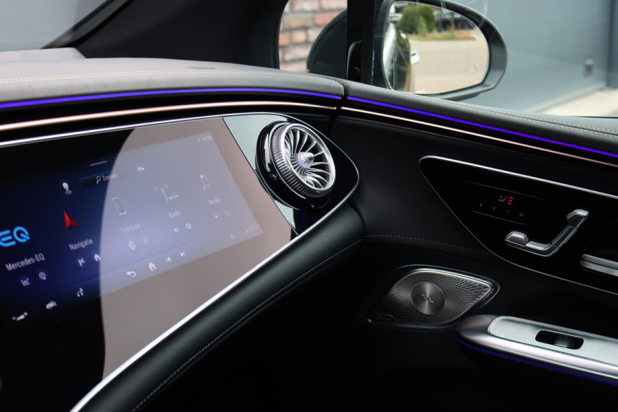 Mercedes-Benz EQE 350+ Business Solution Luxury 96 kWh | Hyperscreen | Distronic+ | Panoramadak | Memory | Burmester | Surround Camera | Leder | Digital Light | Keyless Go | 22 kW | Warmtepomp |