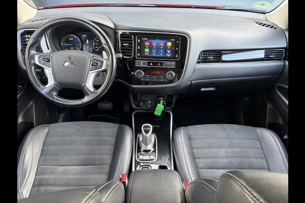 Mitsubishi Outlander 2.4 PHEV Intense ✓1e Eigenaar✓Trakhaak✓SOH 67%✓Carplay✓Camera✓Alcantara-Leder✓Stoelverw-Stoelverkoeling✓Clima✓Cruise✓Pdc V+A✓Keyless✓Net beurt gehad✓18" Lmv✓N.A.P✓Apk tot 10-2027
