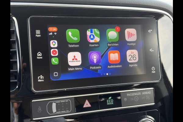 Mitsubishi Outlander 2.4 PHEV Intense ✓1e Eigenaar✓Trakhaak✓SOH 67%✓Carplay✓Camera✓Alcantara-Leder✓Stoelverw-Stoelverkoeling✓Clima✓Cruise✓Pdc V+A✓Keyless✓Net beurt gehad✓18" Lmv✓N.A.P✓Apk tot 10-2027