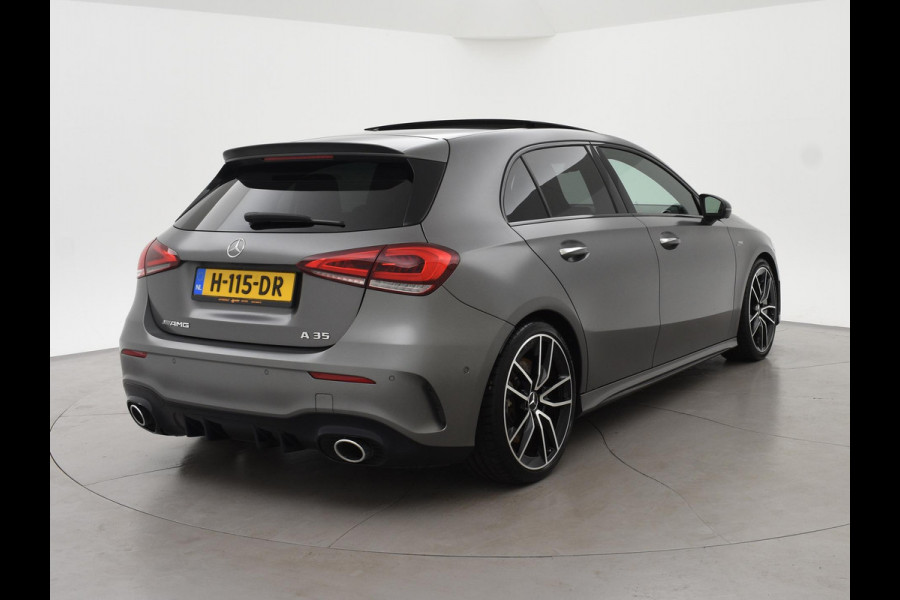 Mercedes-Benz A-Klasse AMG 35 4MATIC 306 PK ORIG. NL PANORAMA | BURMESTER | 360 CAMERA | MAGNO MOUNTAIN GRAY | PERFORMANCE SEATS