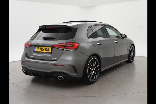 Mercedes-Benz A-Klasse AMG 35 4MATIC 306 PK ORIG. NL PANORAMA | BURMESTER | 360 CAMERA | MAGNO MOUNTAIN GRAY | PERFORMANCE SEATS