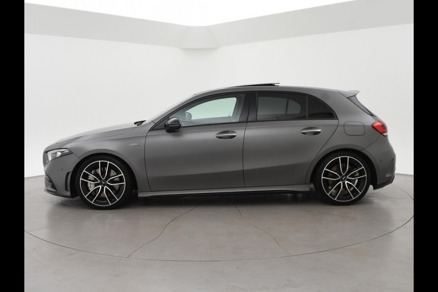 Mercedes-Benz A-Klasse AMG 35 4MATIC 306 PK ORIG. NL PANORAMA | BURMESTER | 360 CAMERA | MAGNO MOUNTAIN GRAY | PERFORMANCE SEATS