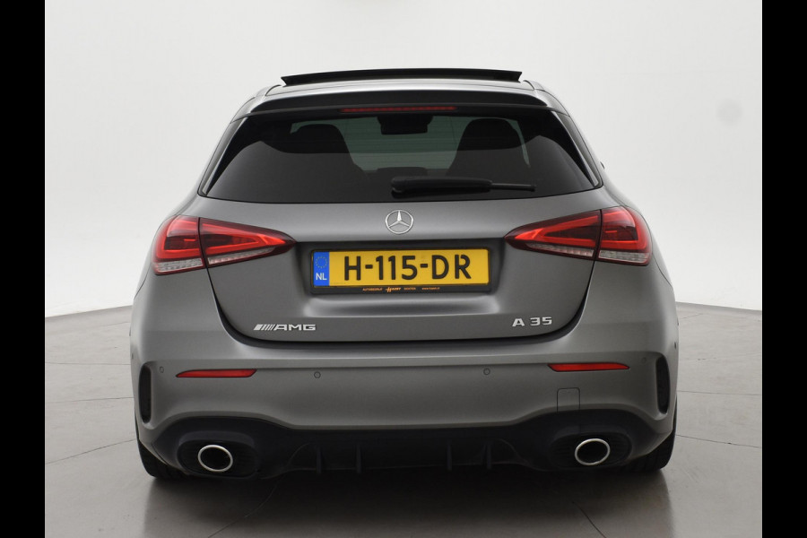 Mercedes-Benz A-Klasse AMG 35 4MATIC 306 PK ORIG. NL PANORAMA | BURMESTER | 360 CAMERA | MAGNO MOUNTAIN GRAY | PERFORMANCE SEATS