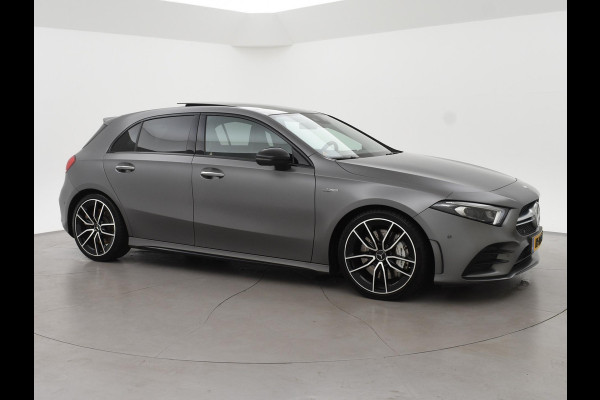 Mercedes-Benz A-Klasse AMG 35 4MATIC 306 PK ORIG. NL PANORAMA | BURMESTER | 360 CAMERA | MAGNO MOUNTAIN GRAY | PERFORMANCE SEATS