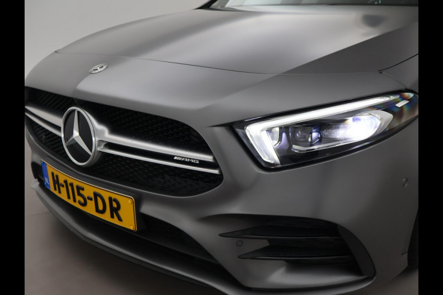 Mercedes-Benz A-Klasse AMG 35 4MATIC 306 PK ORIG. NL PANORAMA | BURMESTER | 360 CAMERA | MAGNO MOUNTAIN GRAY | PERFORMANCE SEATS