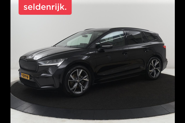 Škoda Enyaq iV 80 Sportline | SOH 94,1% | Leder/alcantara | Stuur/stoel verwarming | Adaptive cruise | Camera | Park assist | Carplay | Sfeerverlichting | Climate control