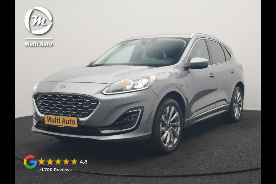 Ford Kuga 2.5 PHEV Vignale 225pk Dealer O.H. | Trekhaak Afn. | Adaptive Cruise | 360 Camera | Bang & Olufsen | Lederen Sportstoelen Memory & Verwarmd | Stuur Verwarmd | Apple Carplay | Keyless | BLIS | Navigatie | DAB | Plug In Hybrid |