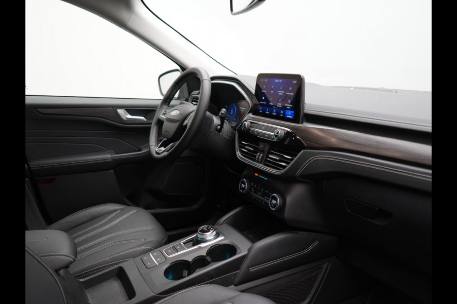 Ford Kuga 2.5 PHEV Vignale 225pk Dealer O.H. | Trekhaak Afn. | Adaptive Cruise | 360 Camera | Bang & Olufsen | Lederen Sportstoelen Memory & Verwarmd | Stuur Verwarmd | Apple Carplay | Keyless | BLIS | Navigatie | DAB | Plug In Hybrid |