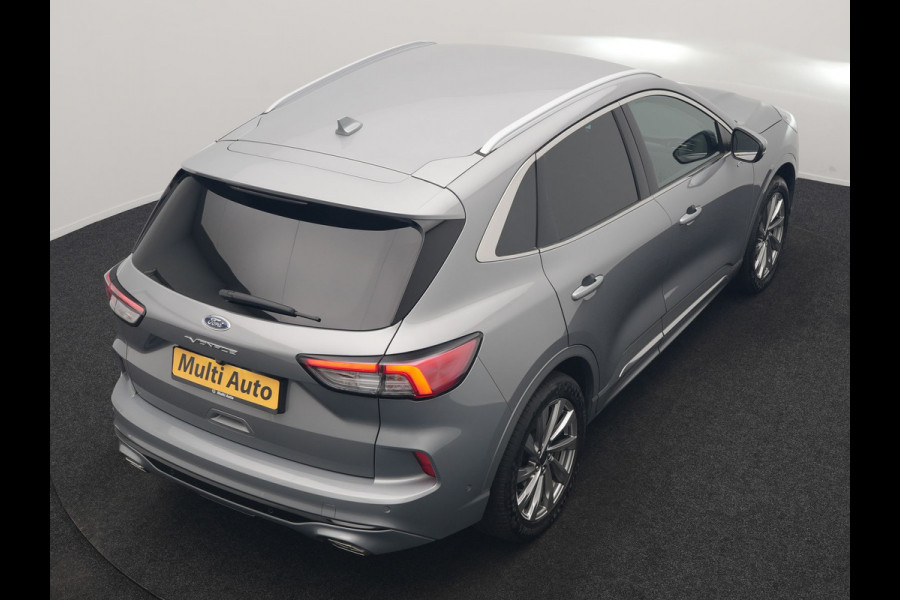 Ford Kuga 2.5 PHEV Vignale 225pk Dealer O.H. | Trekhaak Afn. | Adaptive Cruise | 360 Camera | Bang & Olufsen | Lederen Sportstoelen Memory & Verwarmd | Stuur Verwarmd | Apple Carplay | Keyless | BLIS | Navigatie | DAB | Plug In Hybrid |