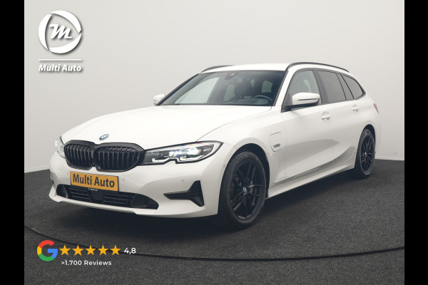 BMW 3 Serie Touring 330e Sportline PHEV 293pk | Trekhaak Af Fabriek | Adaptive Cruise | Head Up | 360 Camera | Lederen Sportstoelen Verwarmd | BLIS | Apple Carplay | Navigatie | DAB | Plug In Hybrid |