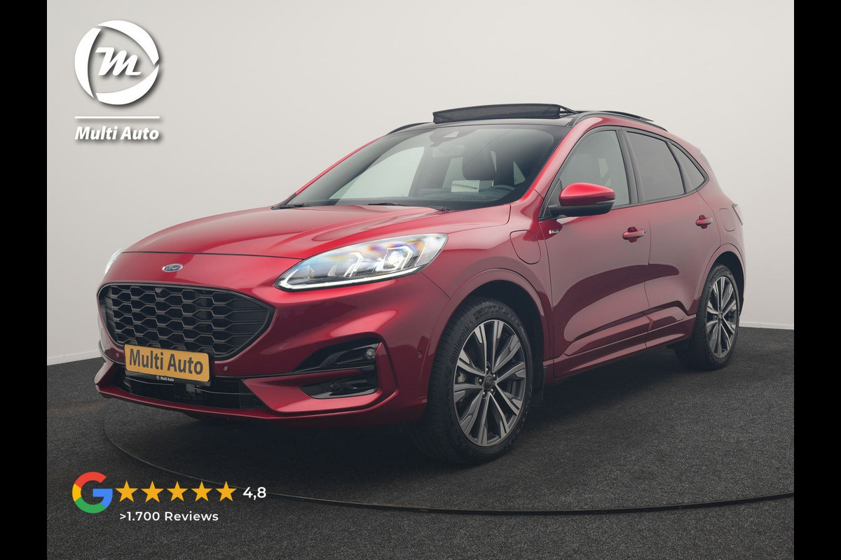 Ford Kuga 2.5 PHEV ST-Line X 225pk Dealer O.H. | Trekhaak Af Fabriek | Panodak | Adaptive Cruise | Head Up | 360 Camera | Bang & Olufsen | Alcantara Sporstoelen Verwarmd | Stuur Verwarmd | Blis | Keyless | Navigatie | DAB | 20"L.M | Plug In Hybrid |