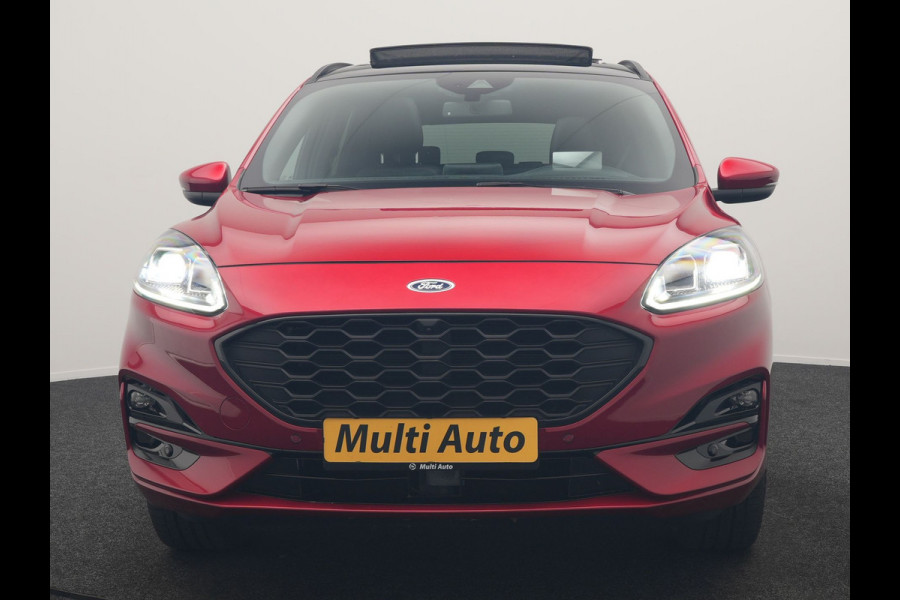 Ford Kuga 2.5 PHEV ST-Line X 225pk Dealer O.H. | Trekhaak Af Fabriek | Panodak | Adaptive Cruise | Head Up | 360 Camera | Bang & Olufsen | Alcantara Sporstoelen Verwarmd | Stuur Verwarmd | Blis | Keyless | Navigatie | DAB | 20"L.M | Plug In Hybrid |