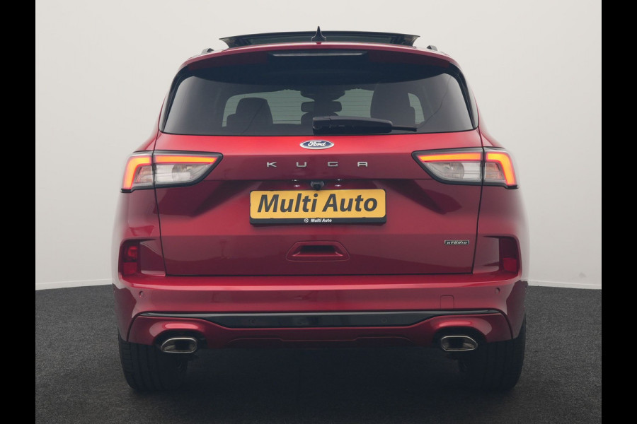 Ford Kuga 2.5 PHEV ST-Line X 225pk Dealer O.H. | Trekhaak Af Fabriek | Panodak | Adaptive Cruise | Head Up | 360 Camera | Bang & Olufsen | Alcantara Sporstoelen Verwarmd | Stuur Verwarmd | Blis | Keyless | Navigatie | DAB | 20"L.M | Plug In Hybrid |