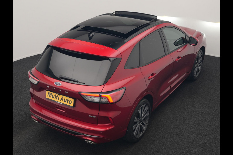 Ford Kuga 2.5 PHEV ST-Line X 225pk Dealer O.H. | Trekhaak Af Fabriek | Panodak | Adaptive Cruise | Head Up | 360 Camera | Bang & Olufsen | Alcantara Sporstoelen Verwarmd | Stuur Verwarmd | Blis | Keyless | Navigatie | DAB | 20"L.M | Plug In Hybrid |