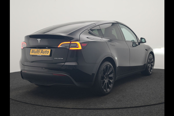Tesla Model Y Long Range AWD 75 kWh 441pk | Full Self-Driving Capability | Panodak | Adaptive Cruise | 360 Camera | Lederen Sportstoelen Memory & Verwarmd | Navigatie |
