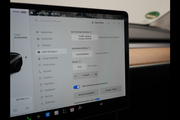 Tesla Model Y Long Range AWD 75 kWh 441pk | Full Self-Driving Capability | Panodak | Adaptive Cruise | 360 Camera | Lederen Sportstoelen Memory & Verwarmd | Navigatie |