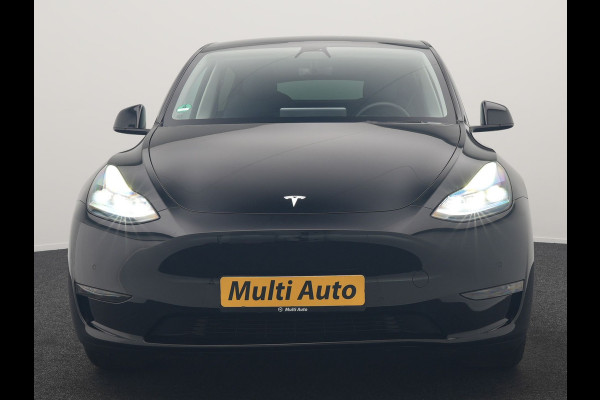 Tesla Model Y Long Range AWD 75 kWh 441pk | Full Self-Driving Capability | Panodak | Adaptive Cruise | 360 Camera | Lederen Sportstoelen Memory & Verwarmd | Navigatie |