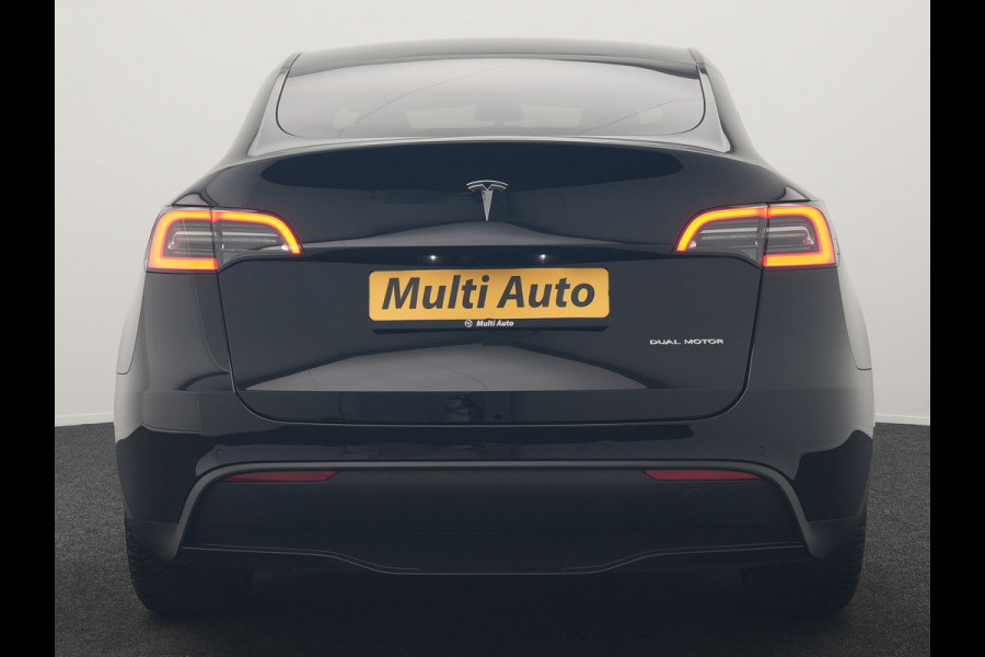 Tesla Model Y Long Range AWD 75 kWh 441pk | Full Self-Driving Capability | Panodak | Adaptive Cruise | 360 Camera | Lederen Sportstoelen Memory & Verwarmd | Navigatie |