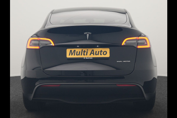 Tesla Model Y Long Range AWD 75 kWh 441pk | Full Self-Driving Capability | Panodak | Adaptive Cruise | 360 Camera | Lederen Sportstoelen Memory & Verwarmd | Navigatie |