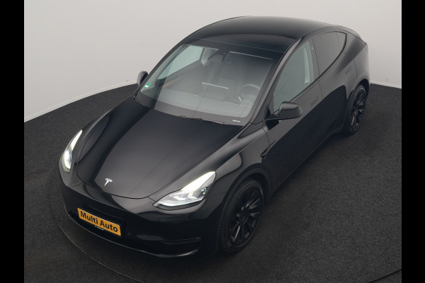 Tesla Model Y Long Range AWD 75 kWh 441pk | Full Self-Driving Capability | Panodak | Adaptive Cruise | 360 Camera | Lederen Sportstoelen Memory & Verwarmd | Navigatie |